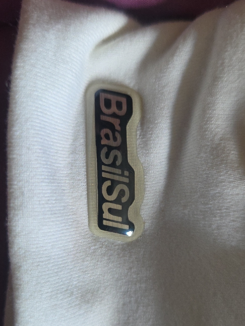 Vintage Brasil Sul White "Bowtie" Front Halter Sports Bra Small / Medium - Picture 2 of 7